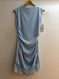 Lace Trimmed Mini Italian Dress