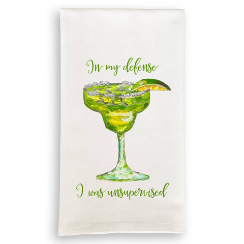 Margarita with In My Defense Dishtowel