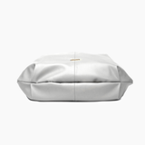 Wanderlust Tote Scrunchie Hobo Bag - White