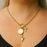 Faith & Fortune Charm Chain Necklace