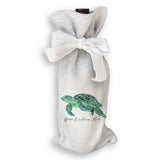 Blue Sea Turtle with Location: Dishtowel - Pensacola Beach