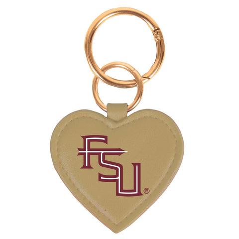 Florida State Seminoles Heart Purse Charm/ Key Ring by Desden