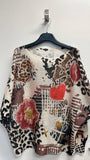 Animal Print Love Italian Printed Sweater