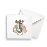Mermaid with Crown: Dishtowel