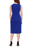Donna Rocco Knot Neck Midi Dress
