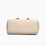 Poppy Bowtie Top Handle Satchel Bag - White