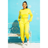 Cropped French Terry Jogger Sweatpants