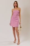 Candy Stripe Strapless Fit & Flare Mini Dress