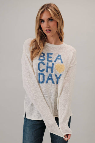 Beach Days Long Sleeve Sweater