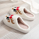 Reindeer Fuzzy Slippers