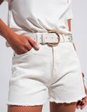 The Q2 Summer Shorts- White