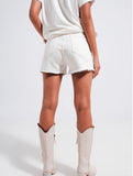The Q2 Summer Shorts- White