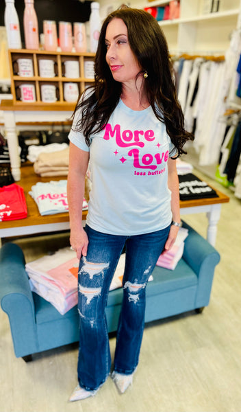 More Love Less Bullshit Funny Shirt, Valentine's Shirt