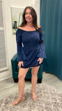 Bianca Midnight Blue Dress - Midnight Navy