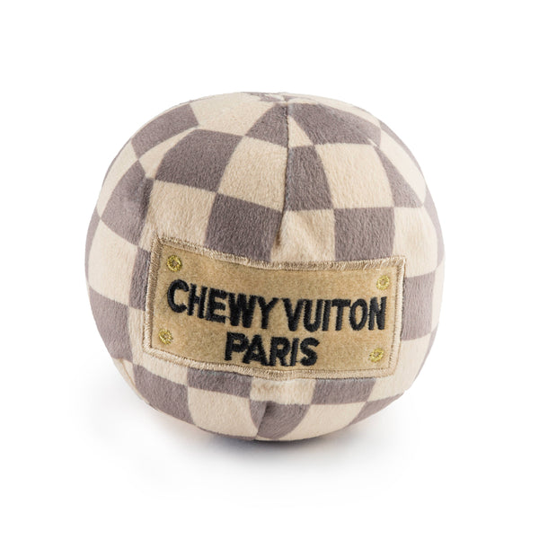Checker Chewy Vuiton Ball - Brown