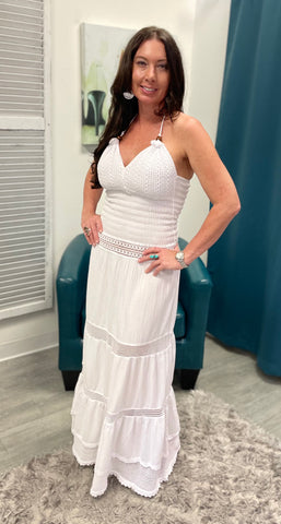The Hampton Dress - White