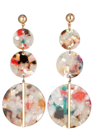 Sofia 3 Tier Drop Earring