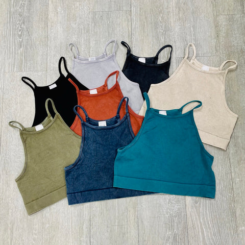 FINAL SALE:  Oh So Vintage Highneck Bra Top - NikiBiki