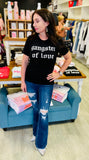 Gangster of Love Valentine's Shirt - Black