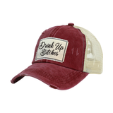 Drink Up Bitches - Vintage Distressed Trucker Adult Hat