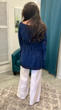 Bianca Midnight Blue Dress - Midnight Navy