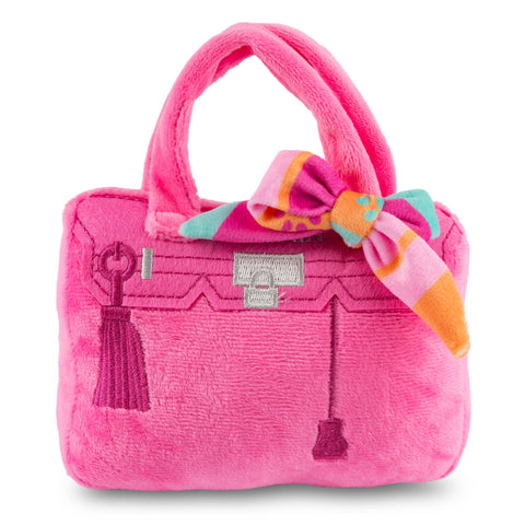 Barkin Bag - Pink w/ Scarf RICH BITCH