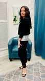 Brushed Knit Cashmere Like Bolero Cardigan - Multiple Colors
