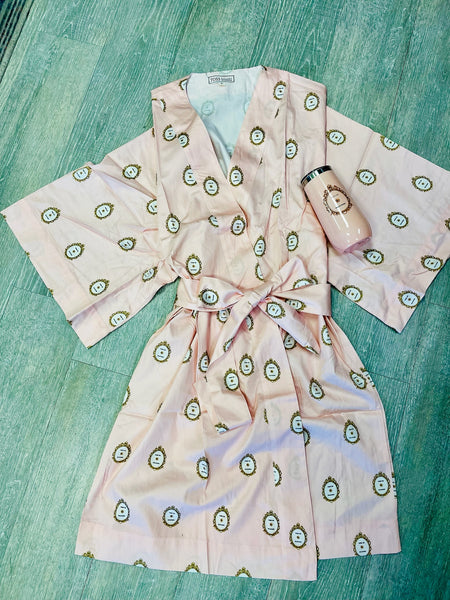Press For Champagne Robe -  Pink