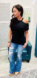 FINAL SALE:  The Cotton Club Top - Black, White or Olive