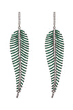 Caroline Earrings - Blue, Green, and Silver