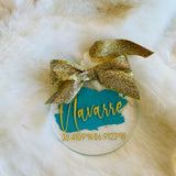 Ornament - City Coordinates - Navarre