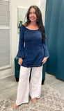 Bianca Midnight Blue Dress - Midnight Navy