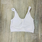 Simply Niki Ribbed Crossover Bra - One Size