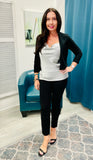 Brushed Knit Cashmere Like Bolero Cardigan - Multiple Colors