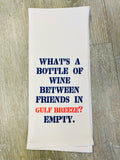 Gulf Breeze or Pensacola Beach Kitchen Towel - White