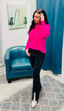 Brushed Knit Off the Shoulder Top - Multiple Colors