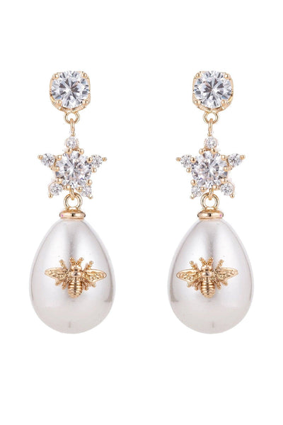 Abeja Earrings - Gold