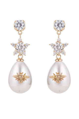 Abeja Earrings - Gold