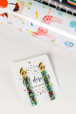 Acrylic Birthday Candle Earrings - Multi