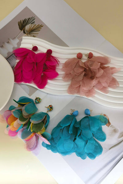 Boho Colorful Tassel Earrings - Multi