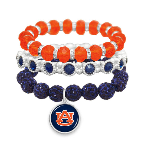 Game Day Amanda Stack Crystal Bracelet Set