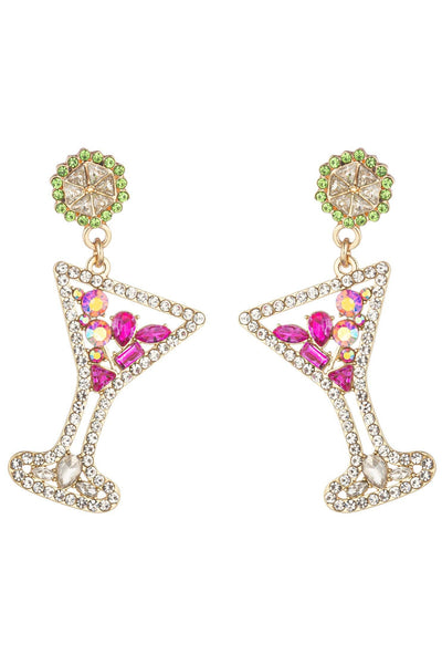 Pink Martini Drop Earrings