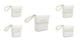 Printed Canvas Wristlet Cosmetic Make Up Bag Pouch