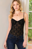 Madonna Bustier Lace Bodysuit:
