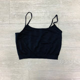 Must Have Fave Layering Cropped Cami Bra Top - One Size - Select Colors