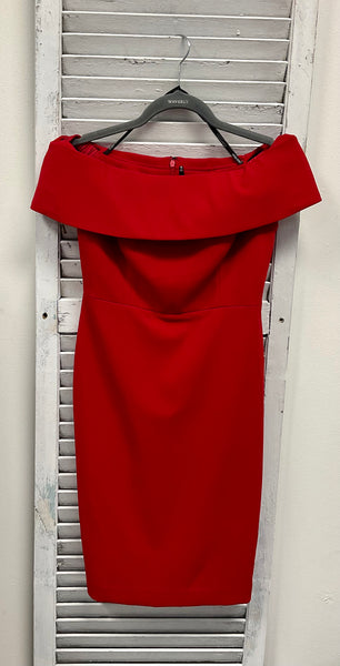 Calvin Klein Petites Popover Strapless Sheath Cocktail Dress - Red
