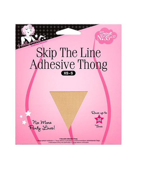 Skip the Line Adhesive Thong Secret #35