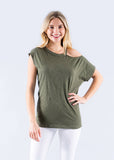 FINAL SALE:  The Cotton Club Top - Black, White or Olive